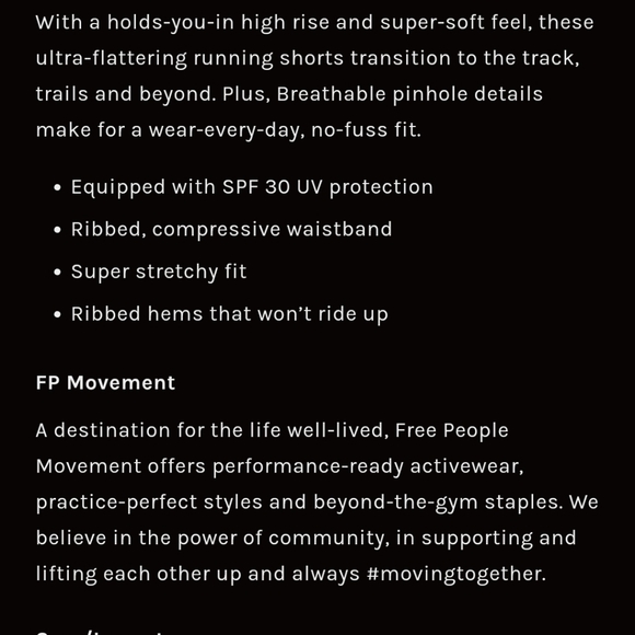 NWOT Free People Movement Good Karma Shorts Light Grey M/L - Picture 11 of 11